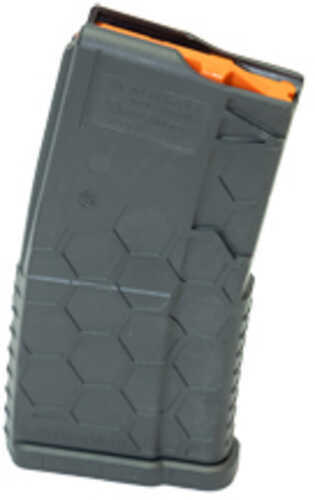 HEXMAG Magazine Shorty 223 Remington/556NATO 20 Rounds Fits AR-15 Gray HX20-AR15S2-GRY