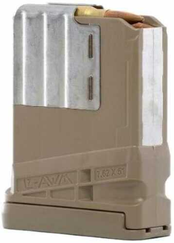Lancer Magazine L7AWM SR-25 7.62X51 5Rd Opaque FDE Gen 2