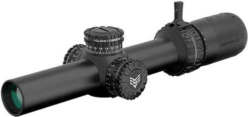 Swampfox Optics ARH18241-Gb Arrowhead Black 1-8X24mm 30mm Tube Guerrilla Dot BDC Green Reticle