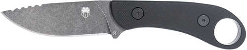 COBRATEC D2 Skinner 3.75" Full Tang Black G10 W/KYDEX Sheath