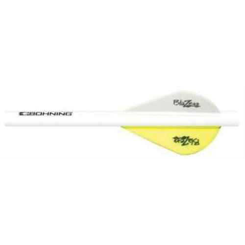 Bohning Blazer Shrink Fletch Neon Yellow/White