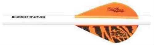 Bohning Blazer Shrink Fletch Orange Tiger/White