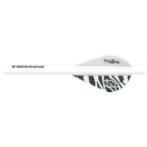 Bohning Blazer Shrink Fletch White Tiger/White
