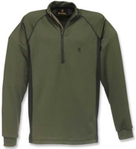 Browning Base Layer 1/4 Zip Shirt LODEN