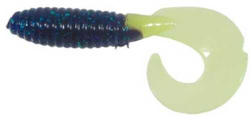 Big Bite Fat Tail Grub 2In 10Pk Junebug/Chartreuse Md#: FG2-37