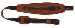 AA&E Leathercraft Sling Brown Long Taper Suede Md: 8508002210