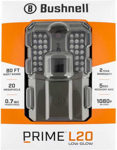 Bushnell Trail Cam Prime L20 20MP Low GLO Tan