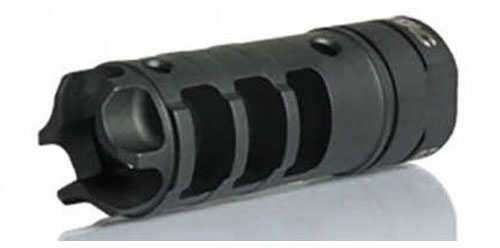 Lantac DGN762B Dragon 308 Win/7.62 NATO Muzzle Brake 5/8"-24 tpi Black Phosphate Steel