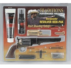 Traditions 1851 Navy Redi-Pack .44 Caliber 7.5'' Blued Octagon Bbl