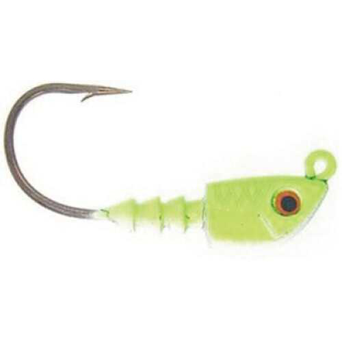 Bass Assassin Jighead 1/8Oz 18Pk Chartreuse Flash Md#: JA06105