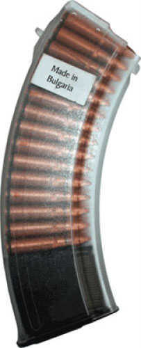 Bulgarian AK-47 Magazine 7.62X39 - 30 rounds Smoke Slabside Model Synthetic