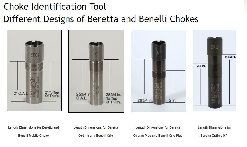 Beretta/Benelli Sporting Clay 12 Gauge Skeet 1 Choke Tube Trulock Md: SCBER12720 Exit Dia: .720