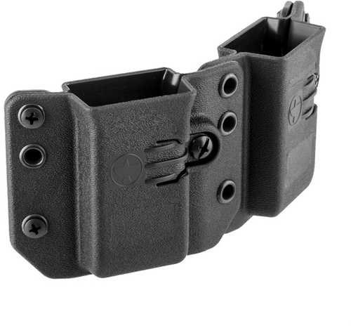 Raven Concealment Systems COPIA Double Magazine Carrier 9mm Luger / 40 S&W Ambidextrous Black Short