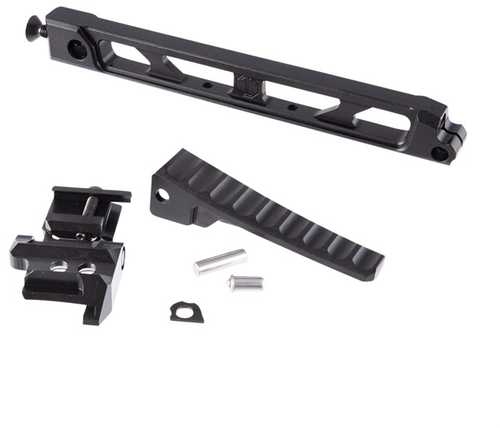 Jmac Customs 8-inch Arm BAR With Folding Buttplate Aluminum Black