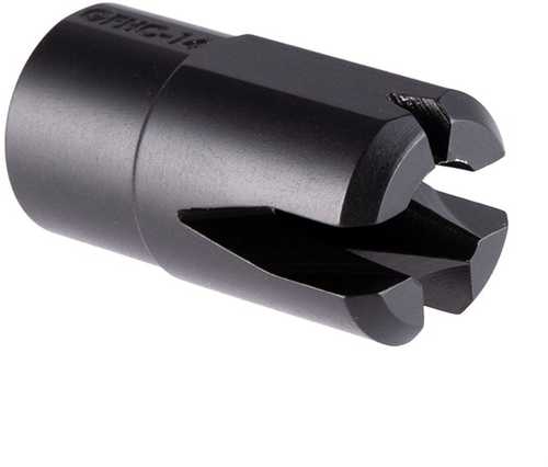 Jmac Customs Llc G36 Flash Hider Compensator 14 Micro 14-1 LH  Threads Black Nitride Stainless Steel Model: GFHC-14-M