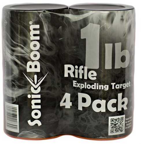 Sonic Boom 1 Lb EXPODING Rifle Target 4 Pack