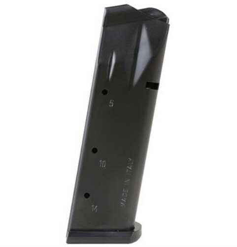 MEC-Gar MGP144514Afc Replacement Magazine Para P14 45 Automatic Colt Pistol (ACP) 14 Round Steel Black Anti-Friction Coa