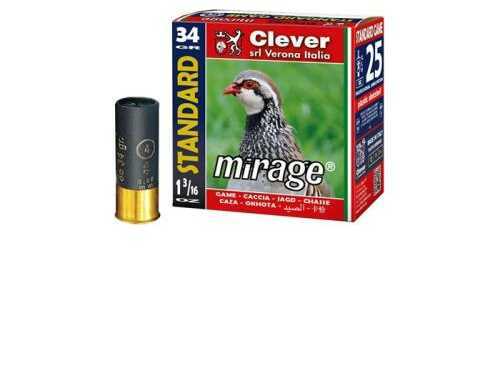 12 Gauge 2-3/4" Lead #7  1-1/5 oz 25 Rounds Clever Shotgun Ammunition