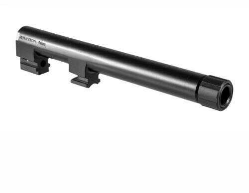 SilencerCo AC2291 Threaded Barrel 5.30" 9mm Luger, Black Nitride Stainless Steel, Fits Beretta 92FS/M9
