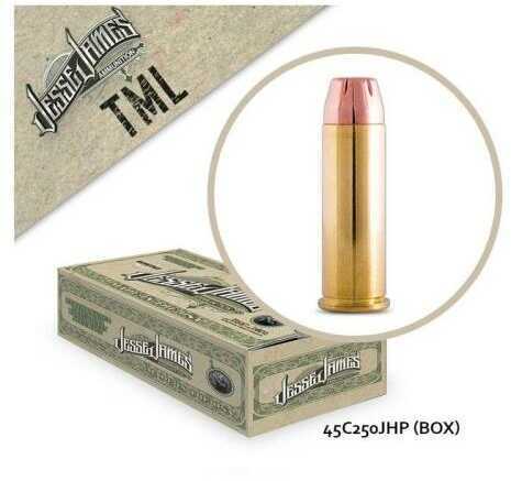 45 Colt 250 Grain Jacketed Hollow Point 20 Rounds Cascade Ammunition