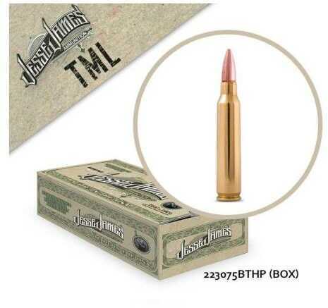 223 Rem 75 Grain Boat Tail Hollow Point 50 Rounds Cascade Ammunition 223 Remington