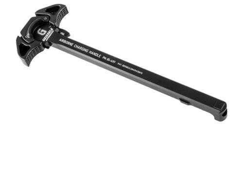 Geissele Automatics Airborne Charging Handle Low Profile Lever Design 7075-T6 Aluminum Ambidextrious Black Finish 05-497