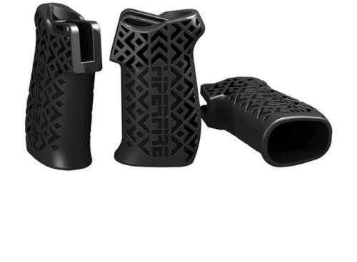 Hiperfire Hipergrip T Texture Pistol Grip Black Finish Includes Screw And Washer Fits AR-15/AR-10 Ambi Safety/Selec