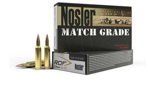 22 Nosler 70 Grain RDF 20 Rounds Ammunition