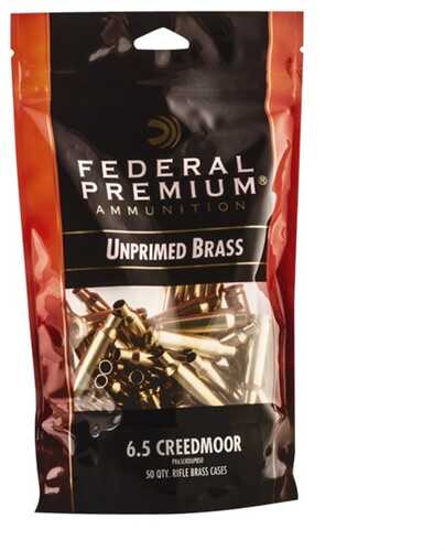 Federal Pr65CRUPB50 Gold Medal Rifle 6.5 Creedmoor Brass 50