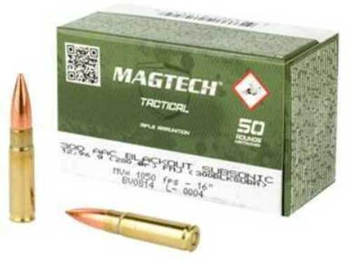 300 AAC Blackout 200 Grain FMJ Subsonic 50 Rounds MAGTECH Ammunition