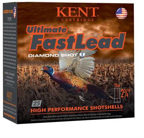 20 Gauge 3" Lead #5  1-1/4 oz 25 Rounds Kent Cartridges Shotgun Ammunition