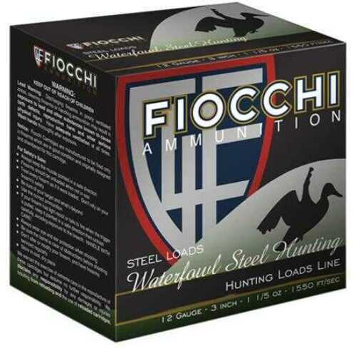 12 Gauge 3" Steel BB  1-1/5 oz 25 Rounds Fiocchi Shotgun Ammunition