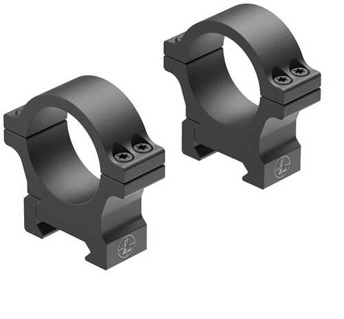 Leupold Open Range Cross-Slot Scope Ring Set Medium 1" Matte Black Aluminum