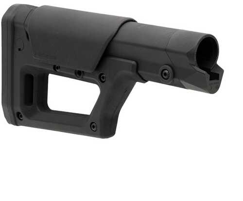 Magpul Mag1159-Black PRS Lite Precision Stock Black Polymer/Metal Adjustable W/Rubber Buttplate