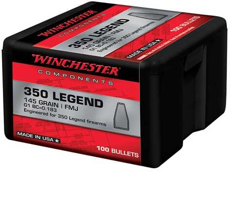 350 Caliber (0.355'') 145Gr Full Metal Jacket 100/Box