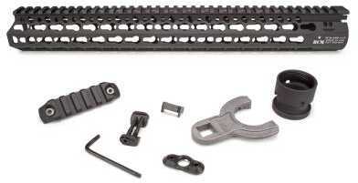 Bravo KMRA10556BK BCM AR-15 Alpha KeyMod Handguard Aluminum Black Hard Caot Anodized 10"