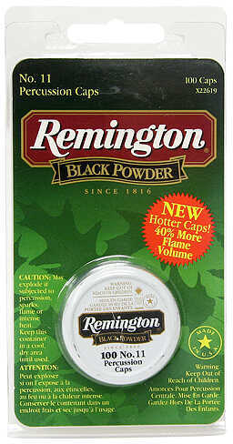 Remington Percussion Cap #11 per 100