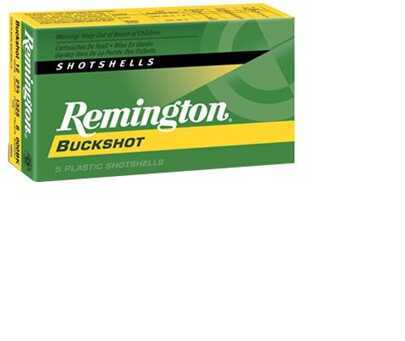 12 Gauge 3-1/2" Lead 00 Buck  18 Pellets 5 Rounds Remington Shotgun Ammunition