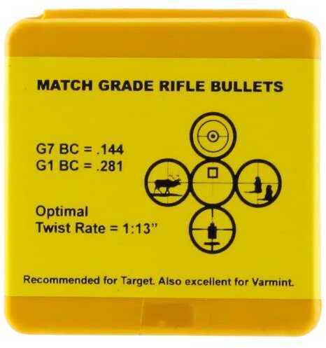 Berger 6mm .243 Diameter 65 Grain Match Target Boat Tail 100 Count