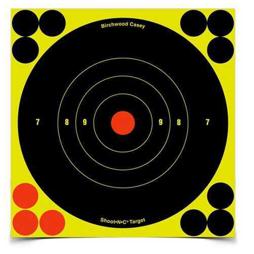 BC SNC 6" BULL'S-EYE TARGET - 12PK