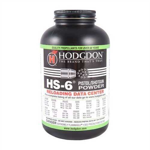 Hodgdon Powder Hs6 Smokeless 1 Lb