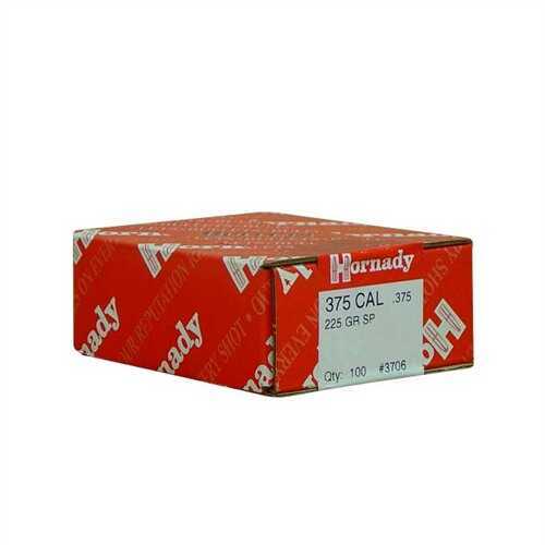 Hornady Bullet 375 Caliber 225 Grain SP .375" 100/Box