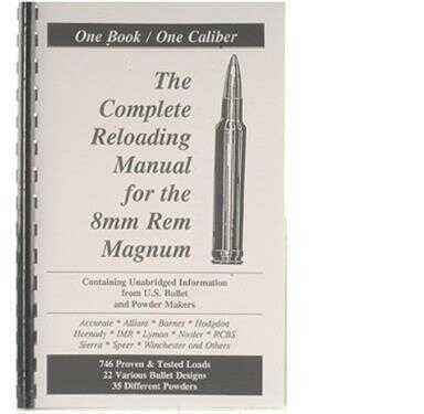 Loadbooks Reloading Manual For 8mm Remington Magnum