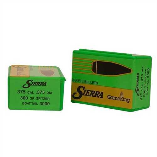 Sierra 375 Caliber 300 Grains SBT .375" 50/Box Bullets