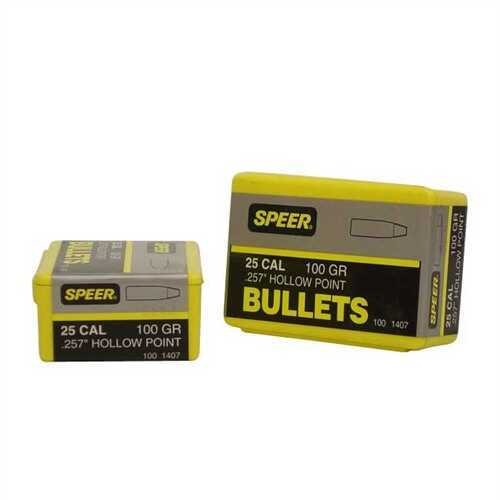 Speer 25 Caliber .257 Diameter 100 Grain Hollow Point 100 Count