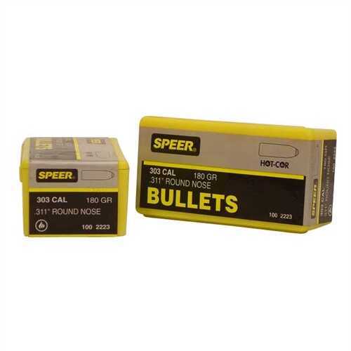 Speer Bullet 303 Caliber 180 Grains Rn SP .311" 100/Box