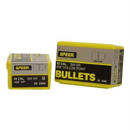 Speer Bullet 458 Caliber 300 Grains Gold Dot HP .458" 50/Box