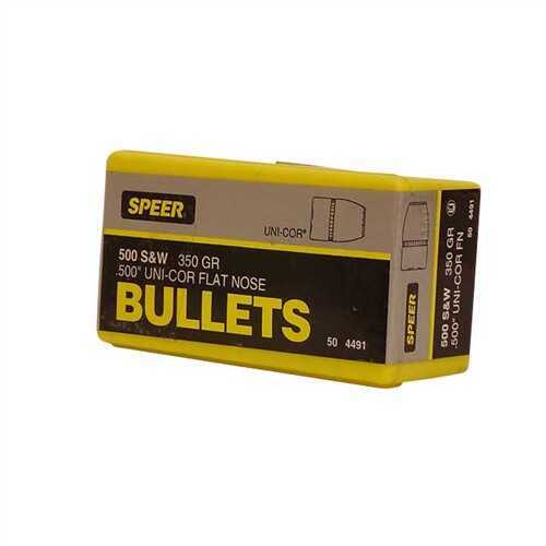Speer 500 Caliber 350 Grain Jacketed Soft Point Bullet 50/Box Md: 4491