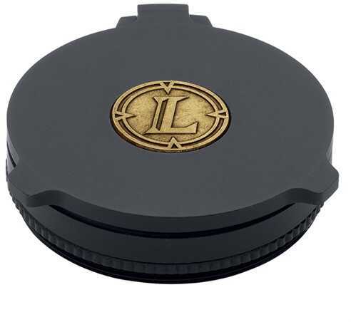 Leupold 62990 Alumina Flip-Back Lens Cover Kit 40mm Standard EP Slip On Aluminum Black Matte