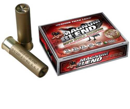 12 Gauge 3-1/2" Hevi-Shot MAG BLEND 2-1/4 oz 5 Rounds Shotgun Ammunition